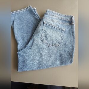 Womens St Johns Bay Straight Leg Capris Sz 14